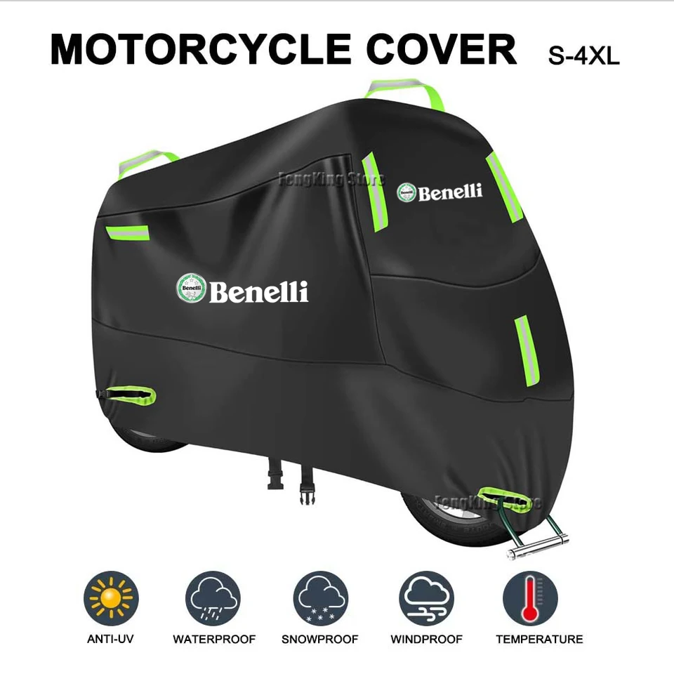 Pre Benelli TNT125 TNT135 Jinpeng 502 TRK502 Motocykelový kryt UV ochranný prach odolný voči snehu v dažďovom vode vodotesný obal