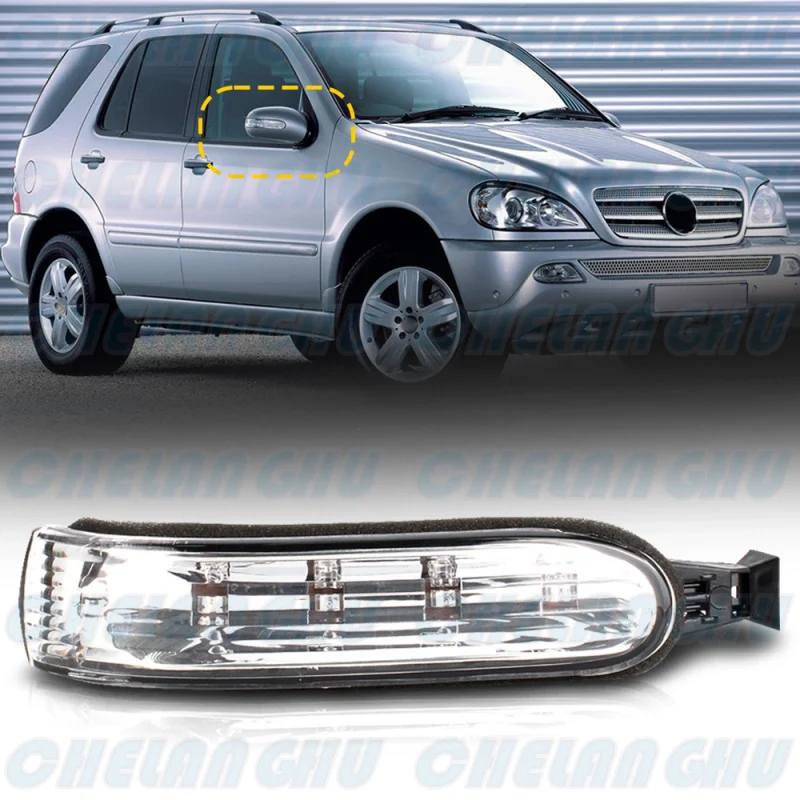 Pre Benz W163 ML270 ML400 ML320 ML350 ML430 ML55 ML500 2002 2003 2004 2005 Indikátor opakovania pravej strany LED diódy LED signál LIFT LIGHT LIGHT