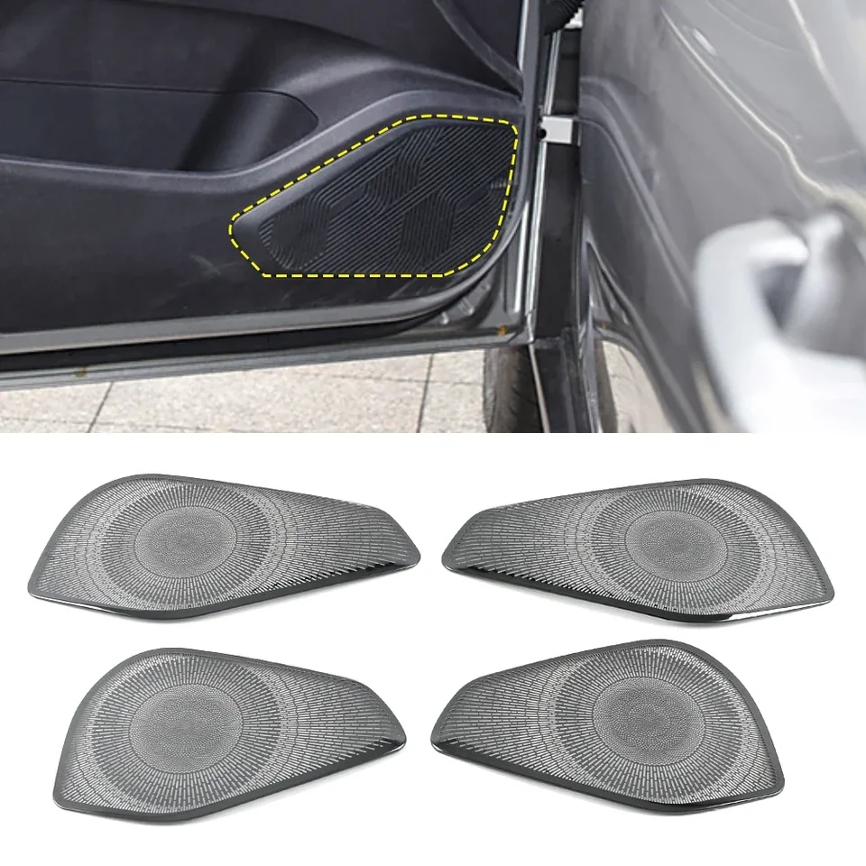 Pre Bestune T55 2021-2024 Cover Audio reproduktorový kryt Loudspeeaker Trim Rám s nálepkou z nehrdzavejúcej ocele Interiérový príslušenstvo