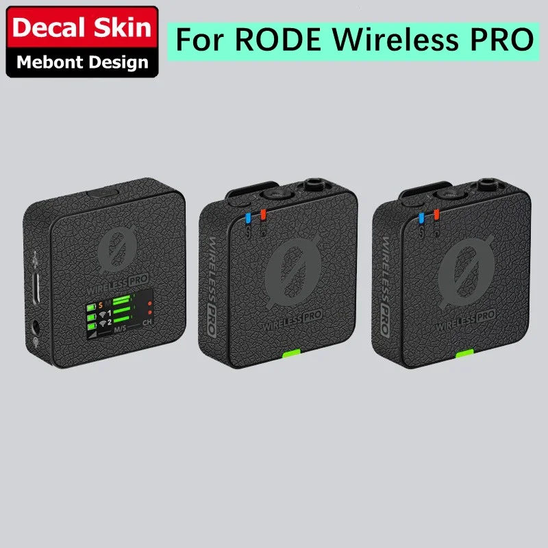 Pre bezdrôtové bezdrôtové procedály Kompaktná nálepka mikrofónu Vinyl Wrach Anti-Scratch Protect Film Protector Coat WirelessPro