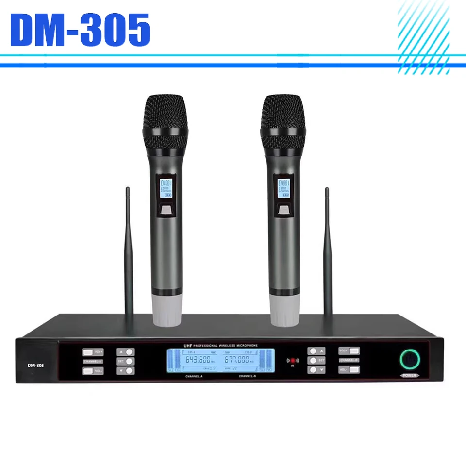 Pre bezdrôtový mikrofón Shure DM-305 bezdrôtový mikrofón FM FM