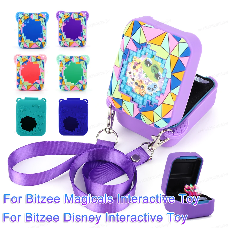 Pre bitzee silikónový puzdro Ochranný kryt pokožky pre rukáv pre digitálnu hračku pre domáce zvieratá pre bitzee Disneys Protector
