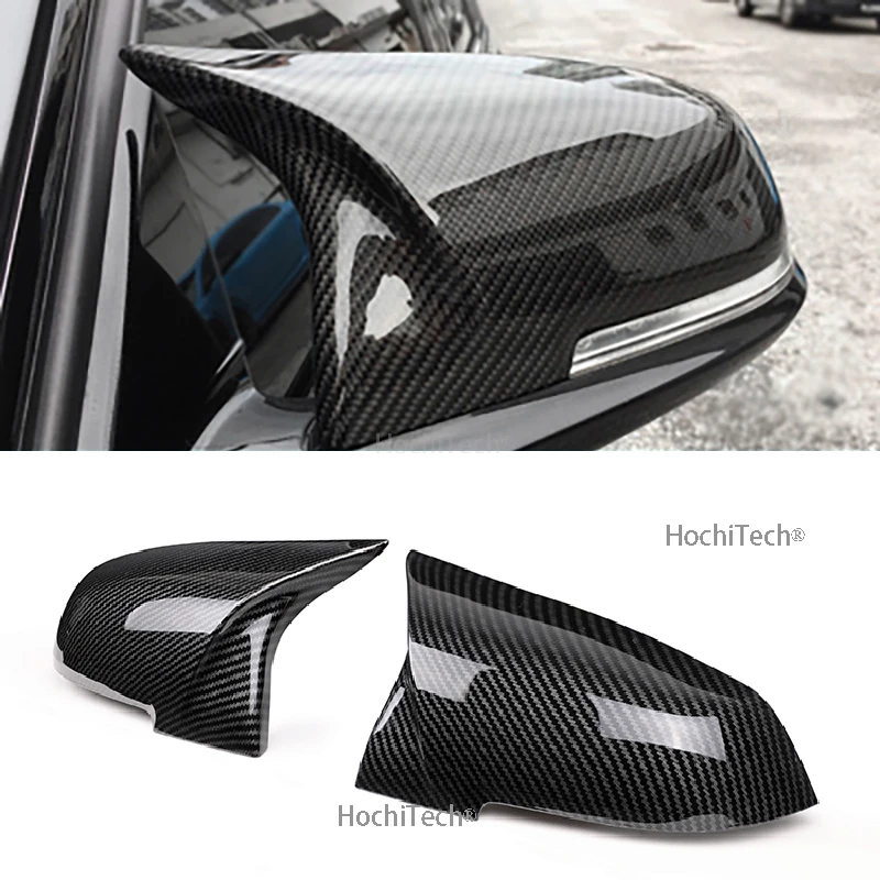 Pre BMW 1 2 3 4 Series F20 F30 F31 F32 F36 2012 - UP 320I 328I 330D 335I M3 M4 Vzhľad na výmenu Zrkadlový kryt uhlíkových vlákien