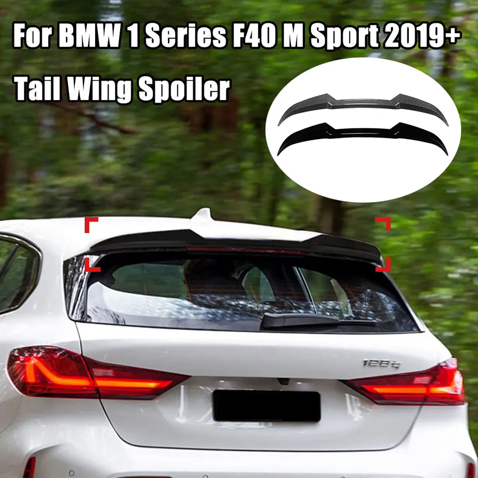 Pre BMW 1 Series F40 M Sport 2019+ Tail krídla automobilu SPOLER SPOLER TRUNT Splitter Fixné veterné krídlo Ab
