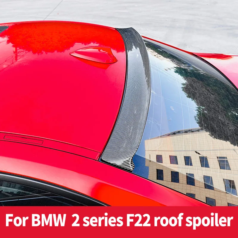 Pre BMW 2 séria F22 2014-2019 Rok zadného okna Strešové vozidlo Krídle Krídle Vysoko kvalitné ABS Čierne príslušenstvo na ladenie uhlíka