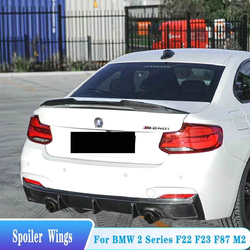 Pre BMW 2 série F22 F23 F87 M2 220I 228I M230I M240I Zadný kufrový spojler krídla PSM STYLE ABS PLASTOVÉ PRÍSLUŠENSTVO STROJE