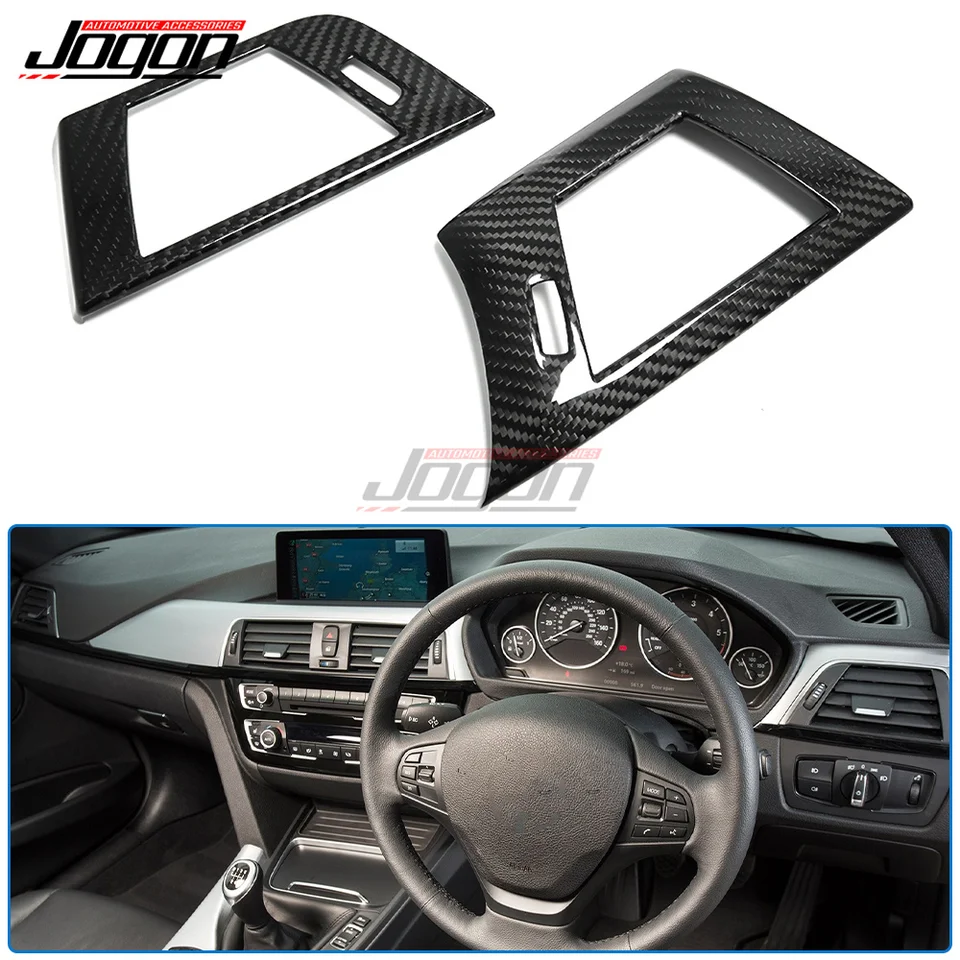 Pre BMW 3 4 Series F30 F31 F32 F33 F34 F36 F36 STRAČKA VOZIDLA Vzduch Vzdnitový kryt klimatizáciu Venný rámec LHD RHD Kryt uhlíkov