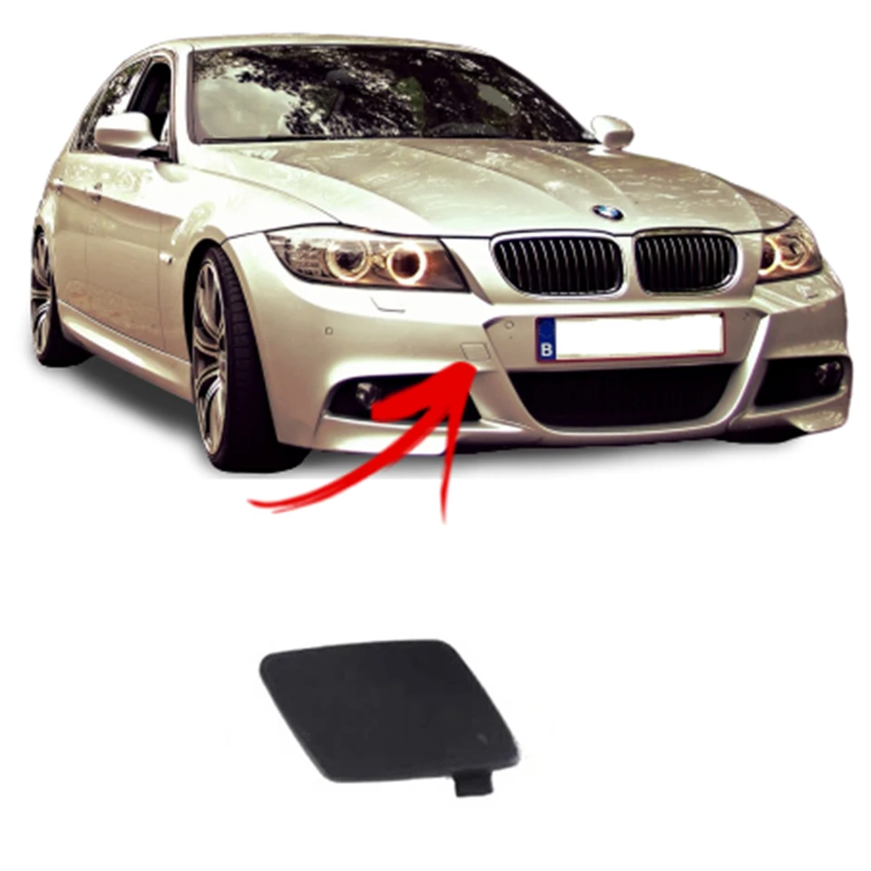 Pre BMW 3 LCI E90 E91 2009-2012 M Sport predný nárazníkový háčikový kryt oka 7891391