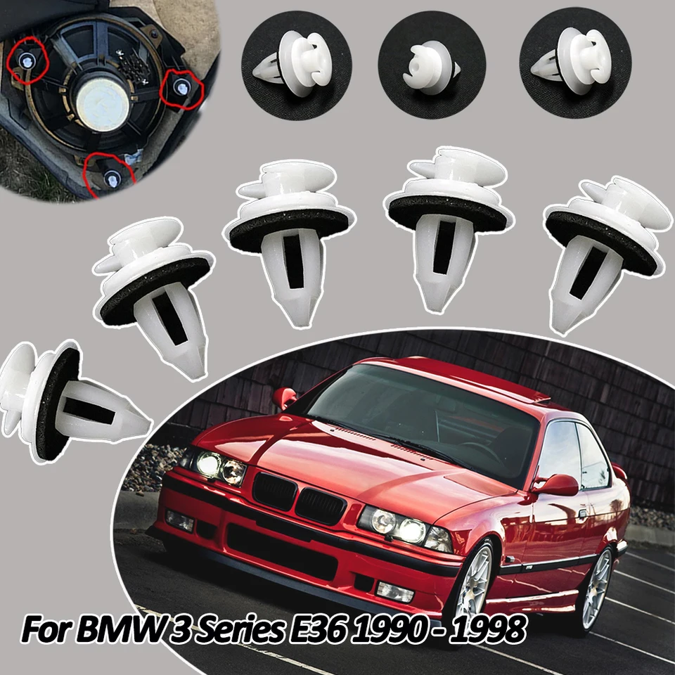 Pre BMW 3 Series E36 1990 1991 1992 1993 1994 - 1998 316i, 318i, 320I, 325i, 328i, M3, Z3 Dverne Card Panel Clip Clip Clip Clip Clip Clip Clip Clip Clip Clip