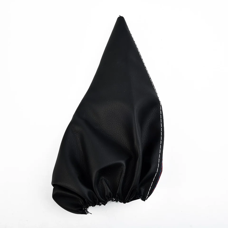 Pre BMW 3 Series E36 E46 Gomb Ručná brzda Gaiter Set Gaiter Set Black Cočiar