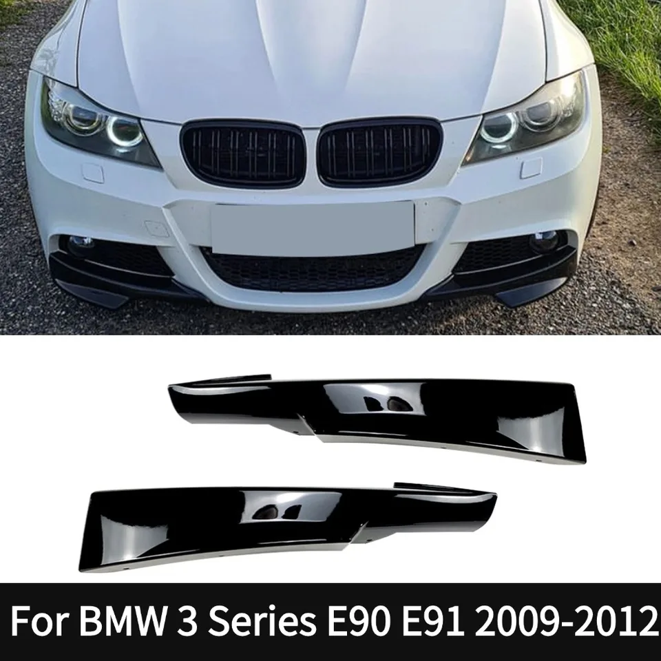 Pre BMW 3 Series E90 E91 320I 330I M-TECH LCI 2009-2012 Predný nárazník na rohový kryt rohového krytu Lower Protecto Spoiler Accessorie