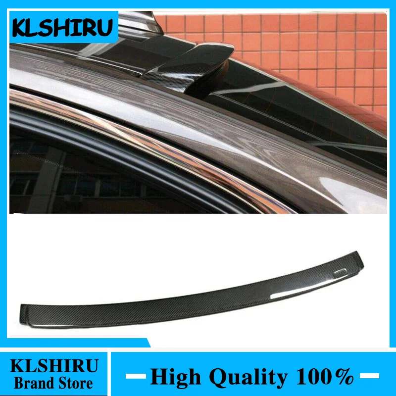 Pre BMW 3 Series F30 F35 a M3 F80 Sedan Sedan Carbon Fiber Zadná strecha Spoiler 2011-2019 FRP Gloss Black