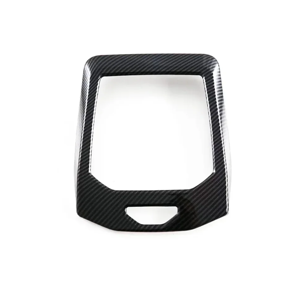 Pre BMW 5 Series G60 2024 LHD Centrum Control Gear Shift Panel Panel Tink Accessories, ABS uhlíkových vlákien vzor