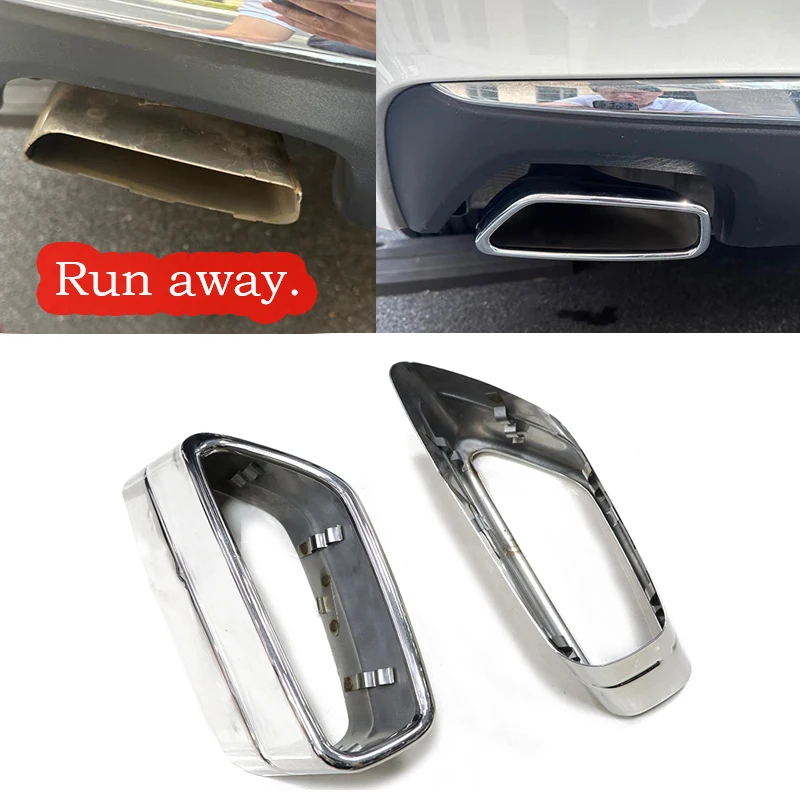 Pre BMW 525I 528i 530I G30 G31 výfukové hrot Turn Tufler Square Cover Cover Cover Dresens Ocel Výfuk 2018 2019 2020 2021 2022 2023 tryska