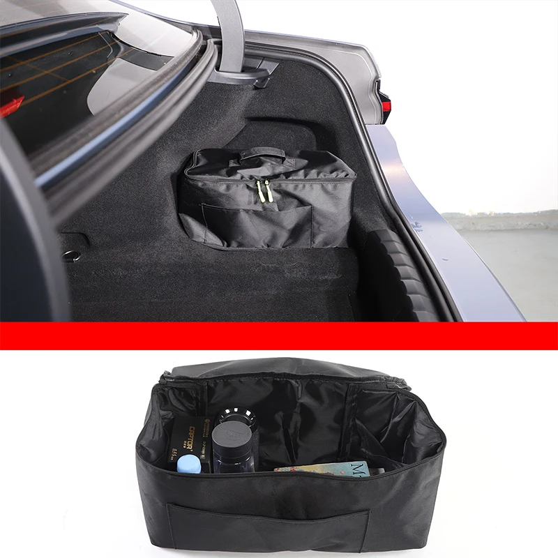 Pre BMW 7 Series G70 2023+ CAR TRUNT Storage Bag Multifunkčný skladovací vrecko Oxford Cloth Interior Accessories