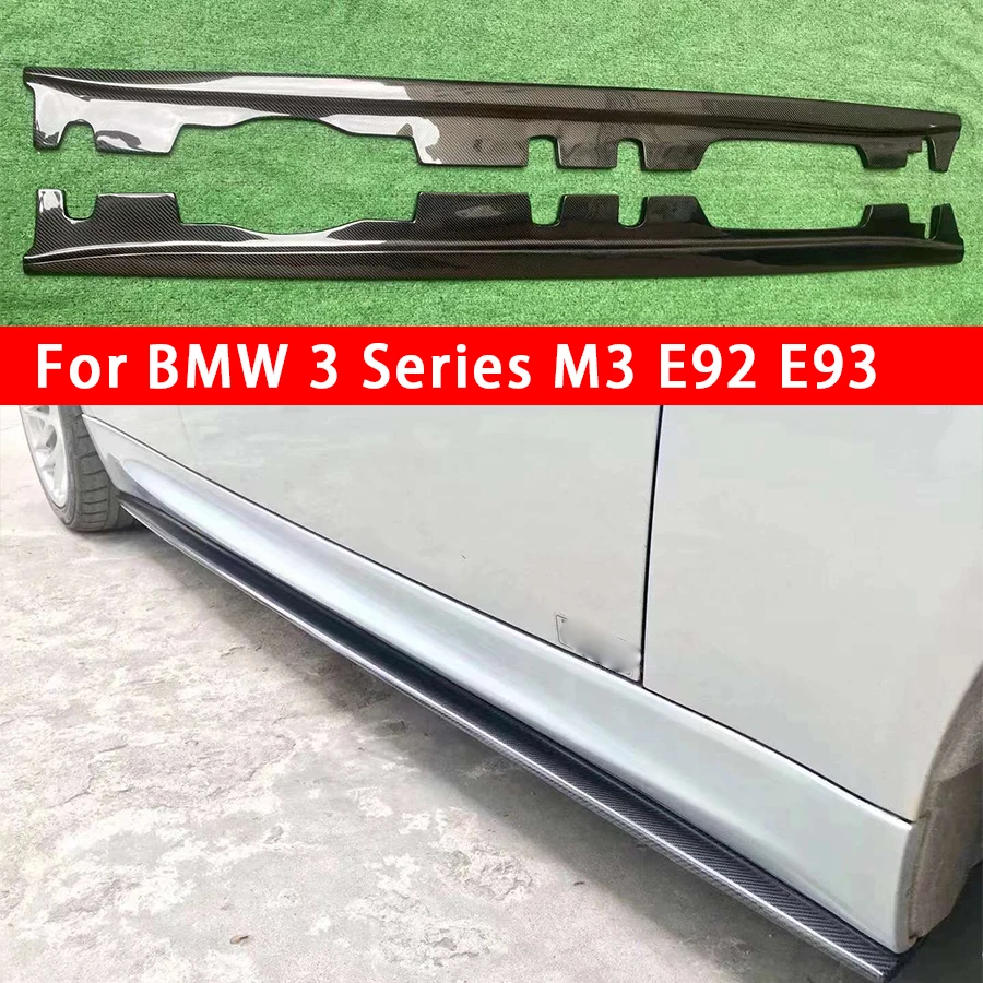 Pre BMW BMW 3 Series M3 E92 E93 Bočné sukne uhlíkových vlákien Spliters Cupwings Winglets Canards Apron Car Applower