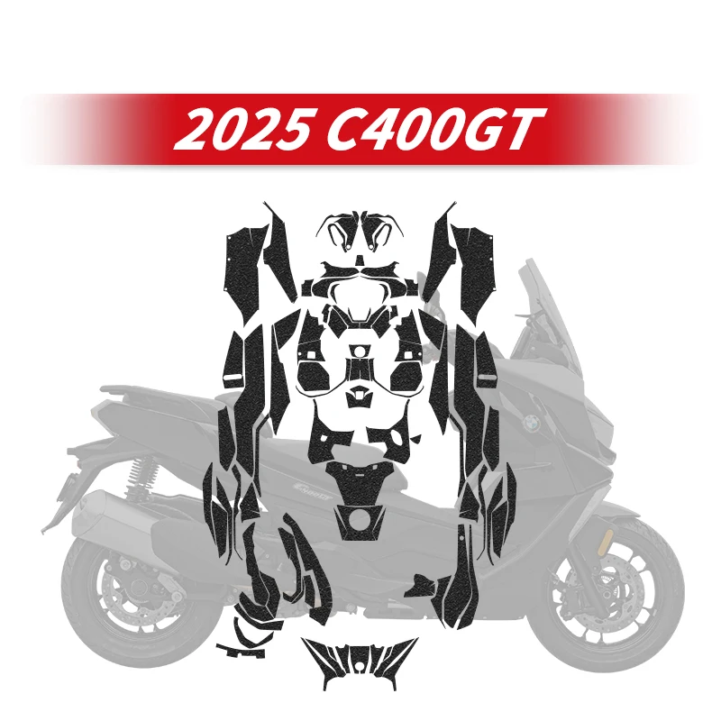 Pre BMW C400GT 2025 Motocyklové príslušenstvo Armor ARTORE STAPPINA KITS KONTOVANIA DEKORÁCIE PLASTU ALEBO OBLASTI A OPATRENIA OBLASŤ