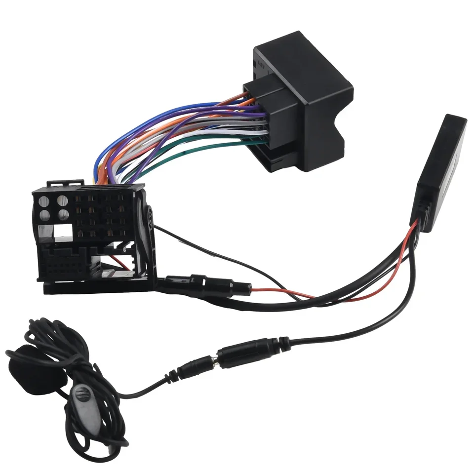 Pre BMW E83 pre X3 Radio Bluetooth kompatibilné AUX v Audio 12 PIN 5-12V 27 cm káblového adaptéra pre mini autá elektroniku