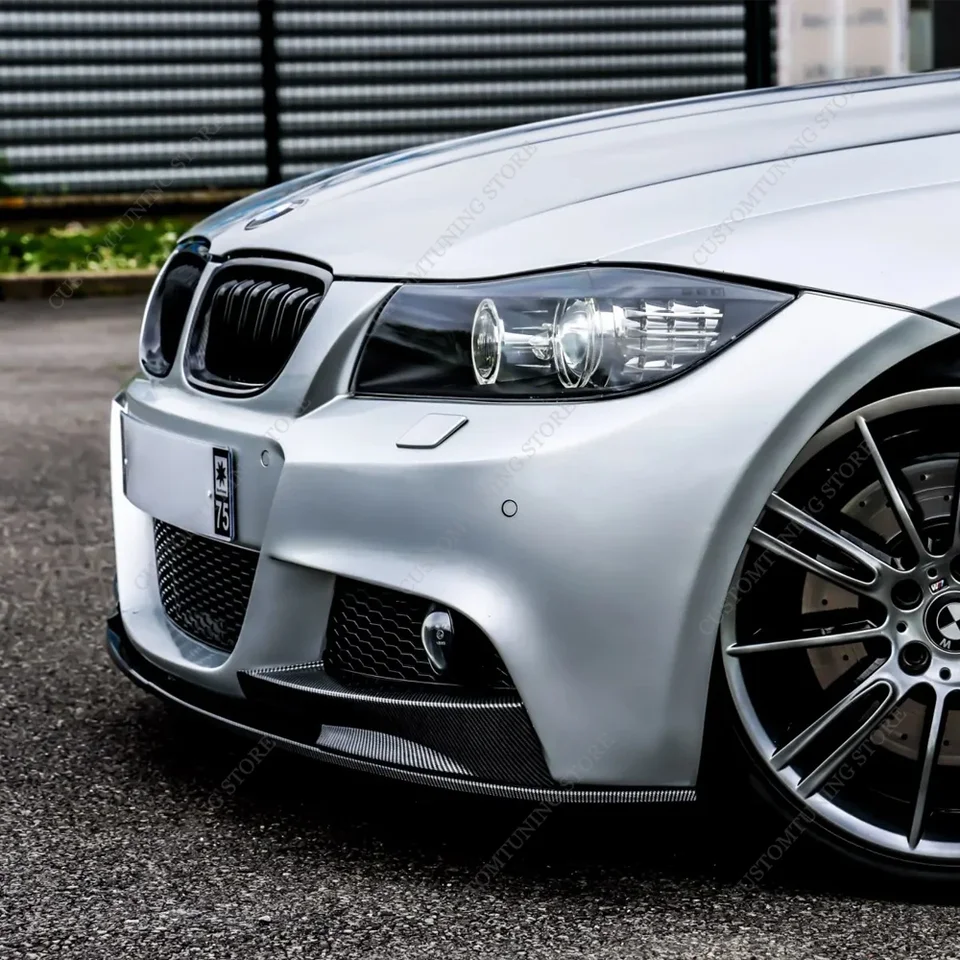 Pre BMW E90 E91 MP v štýle predného nárazníka rozptyľovača difúzora FOG LAMP TRIM 335I 335D 330D 330I 320D M-TECH 2009-2012 BodyKits