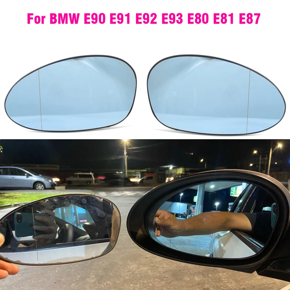 Pre BMW E90 zrkadlo zahrievané bočné zrkadlo sklenené spätné zrkadlo pre BMW E90 E91 E92 E93 M3 Style E80 E81 E87