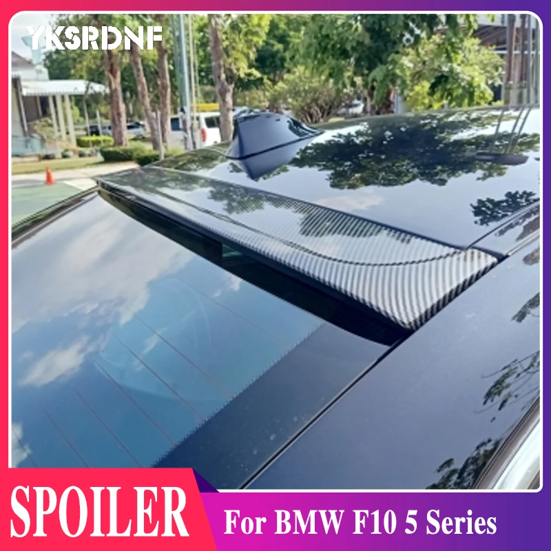 Pre BMW F10 5 Series 528i 535i 550i ABS plastový nenasietovaný farebný zadný strešný spojler krídla kufra pery na pery Cover Cover Styling
