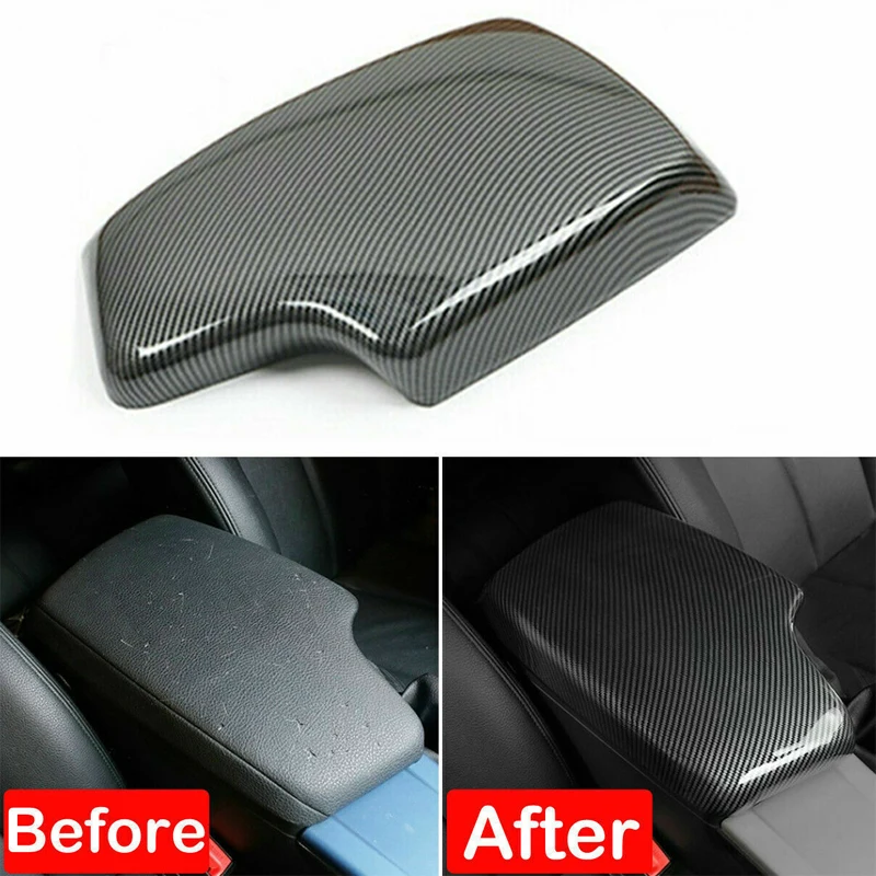 Pre BMW F30 F31 F32 F33 F36 3 4 Series 2013-2019 LHD uhlíkové vlákno štýl Center Console Storage Box Ochrana kryt