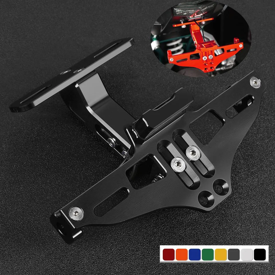 Pre BMW F650GS F700GS F750GS F800GS F800GS G650GS R1200GS R1250GS Motorcycle Tail Trasa Trade Držiak zadnej značky s LED svetlom