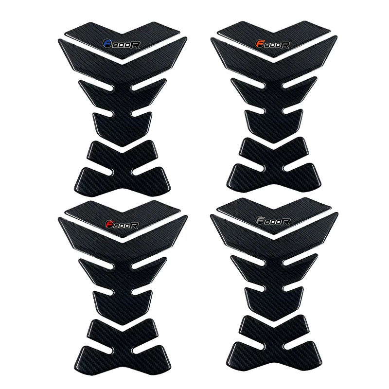 Pre BMW F800R F 800R Tankpad Motorcys Cover Cover Cover 3D Ochrana nálepky z uhlíkových vlákien
