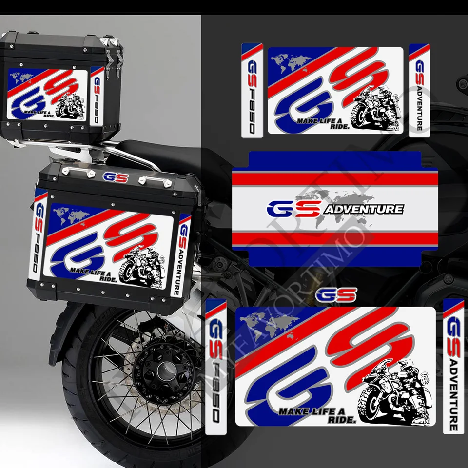 Pre BMW F850GS F 850 ​​GS GSA Adventure Trunk batožina Panniers Side Top Turise Case Cutscase Ochranca nálepky