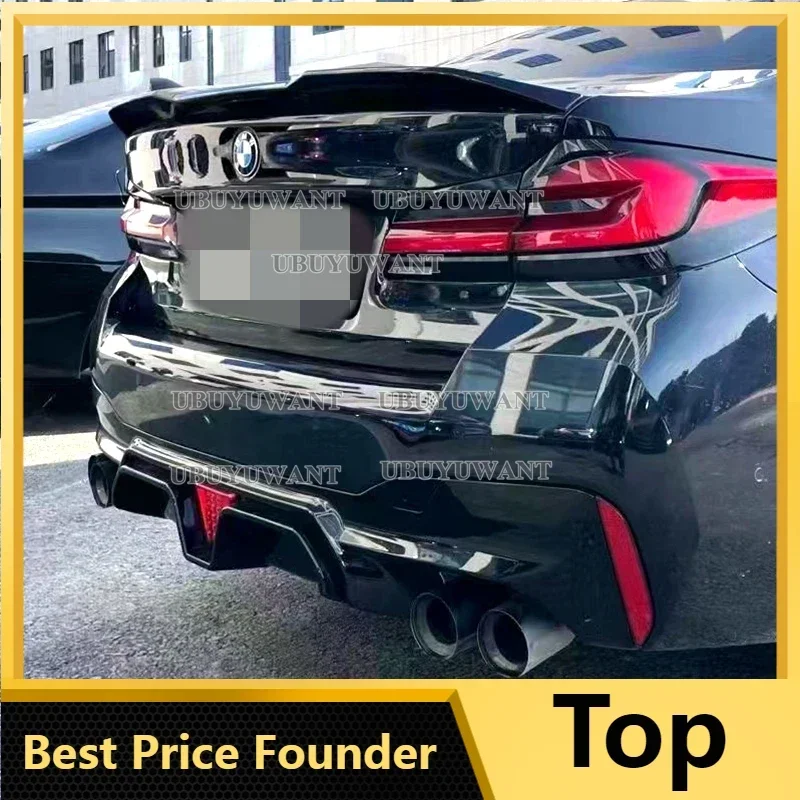 Pre BMW G30 G38 5 Series 525I 530I 535I CS CS STYLE AUTOM ZADNÉHO RUHUROVÉHO DIFFUSER SPOILER SPOTILNY OPLATNÉ OBCHODOVÉ OBCHODY 17-23