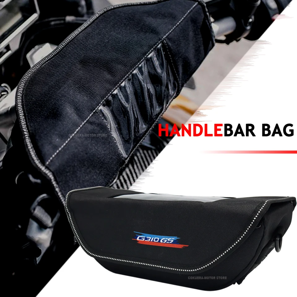Pre BMW G310GS G310R G650GS G650X Motocykel nepremokavý a skladovací vrecko na riadidlách odolné voči prachom
