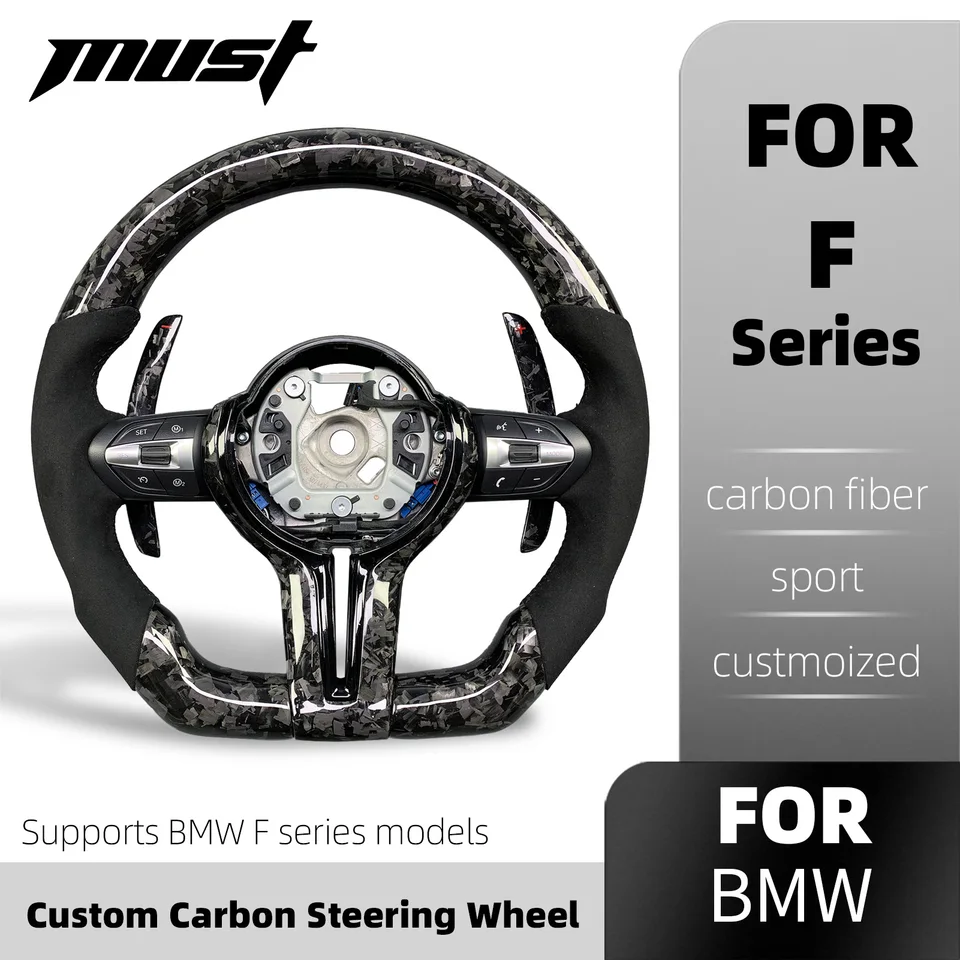 pre BMW kované volant z uhlíkových vlákien F30 F10 F32 E60 E46 E90 X5 E70 M3 M4 M5 M6 F90 F80 F82 F87