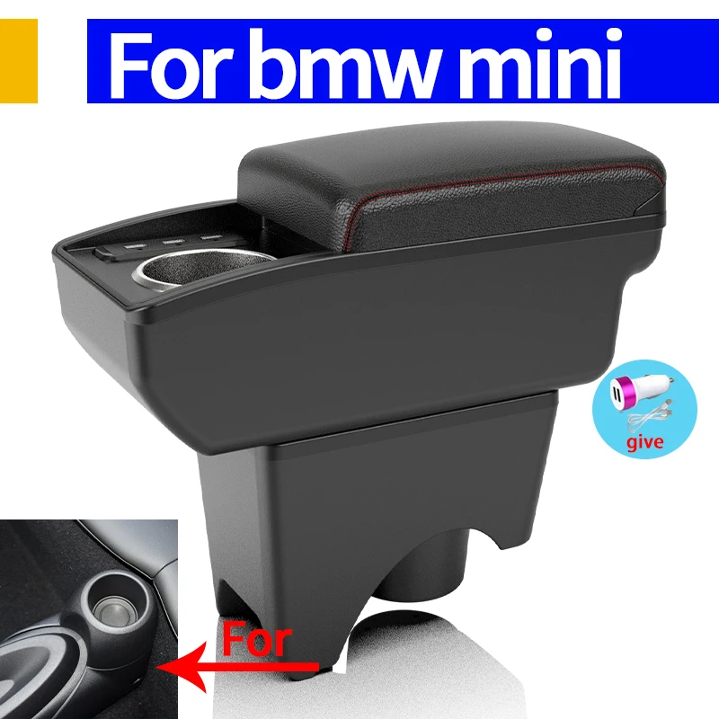 Pre BMW Mini Countryman Clubman Cooper Coupe R50 R56 NAPABLA PRIEPADA CENTRÁLNEHO STORE Obsah Content Cup Držiteľ Ashtray Interiér