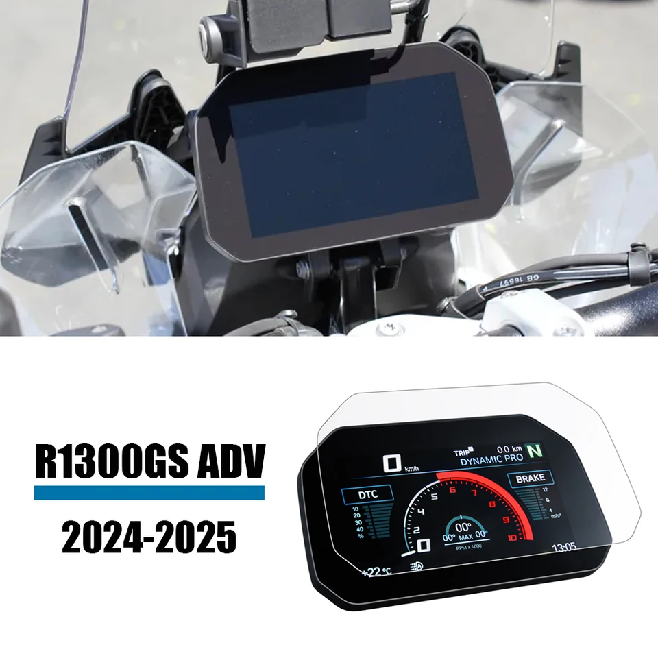 Pre BMW R 1300 GS Adventure Dashboard Screen Screen Attern Attern Atternd R1300GS ADV Motorcycle TPU Films