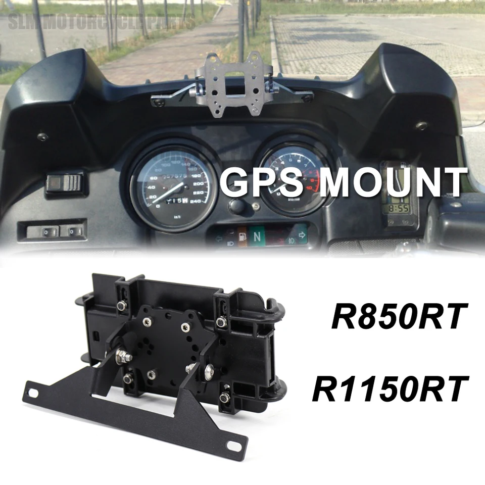 Pre BMW R 850/1150 RT R1150RT R850RT Nový držiak na mležový telefón GPS GPS Držiteľ telefónu USB