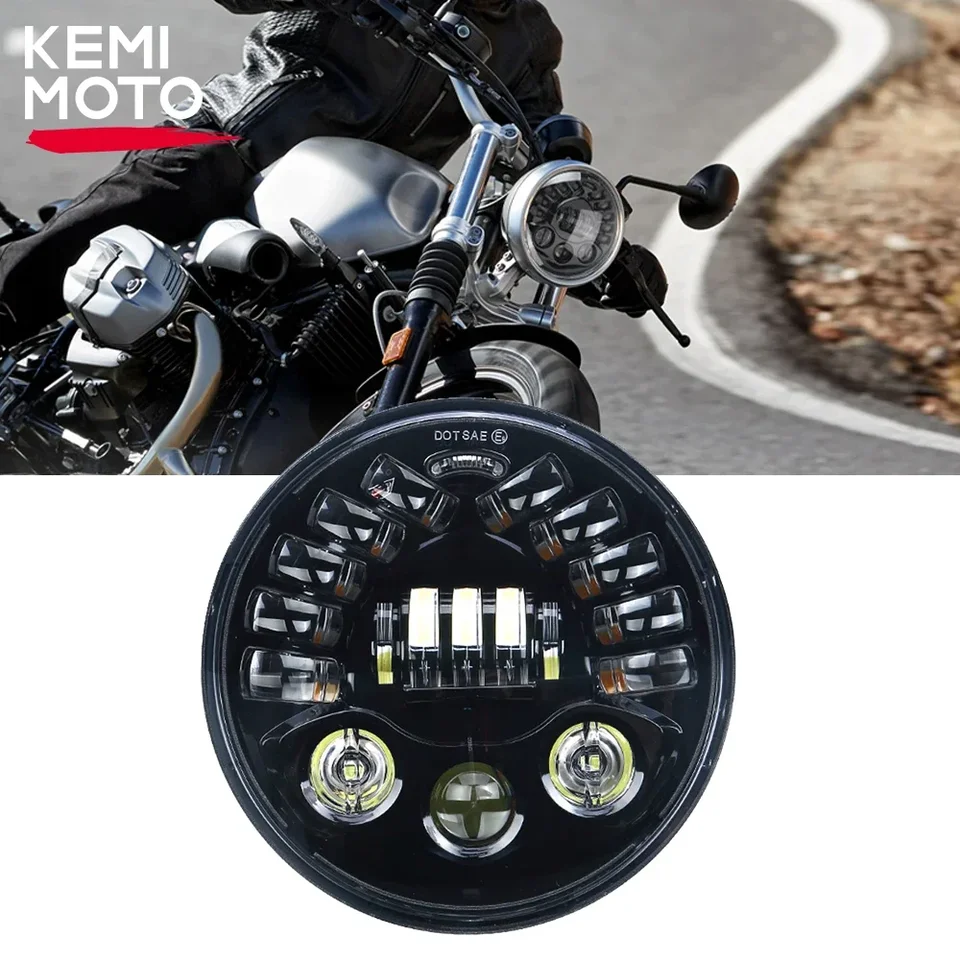 Pre BMW R deväť T 7 palcov LED svetlomet projektu Rninet R9T 9T R1200 2014-2022 Adaptívne svietidlo Lampy Light Motorycle príslušenstvo