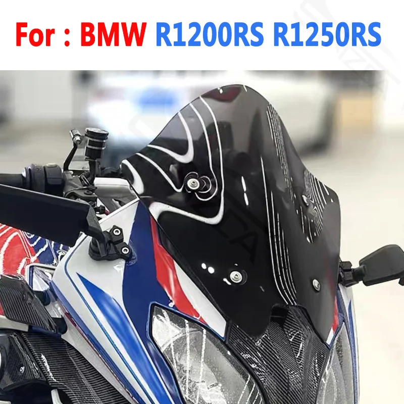 Pre BMW R1200RS R1250RS R 1200RS 1250RS R1200 R1250 RS 2015-2024 Černé sklo Černé sklo Černé sklo Viser Viser Šedá šedá