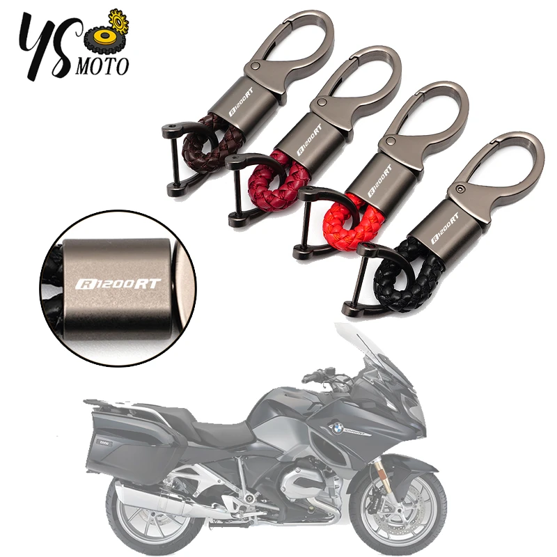 Pre BMW R1200RT R1200 RT R 1200RT 2004-2021 2015 2014 Motocykel Vysoko kvalitné príslušenstvo spletené lano keyring kovové kľúče