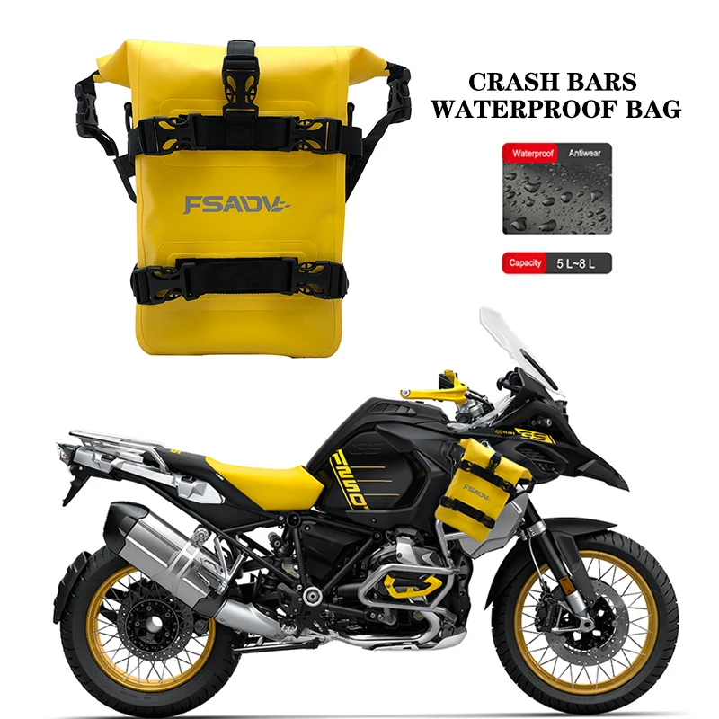 Pre BMW R1250GS LC Adv R1250 GS Adventure 2019 -2023 2022 40. výročie vydanie Motory cykly Rámy Crash Tary Vodotesná taška
