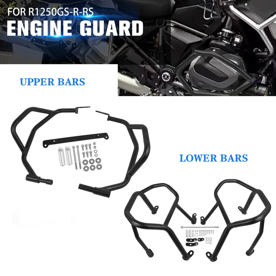 Pre BMW R1250GS R1250R R1250RS R 1250 GS/R/RS 2018-2024 OUT MOTOROVÉHO ZÁKLADY BUDS BUMPLE BUMPLE Klietka FAUNT OBCHODOVANÉ OBCHODY