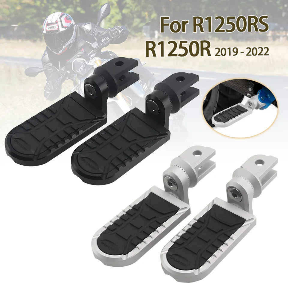 Pre BMW R1250R R1250RS R 1250R R1250 RS Motorcycle Front Footrest Nastaviteľné rozširovanie kolíkových kolíkov Rotatovateľné Footpegs REST REST