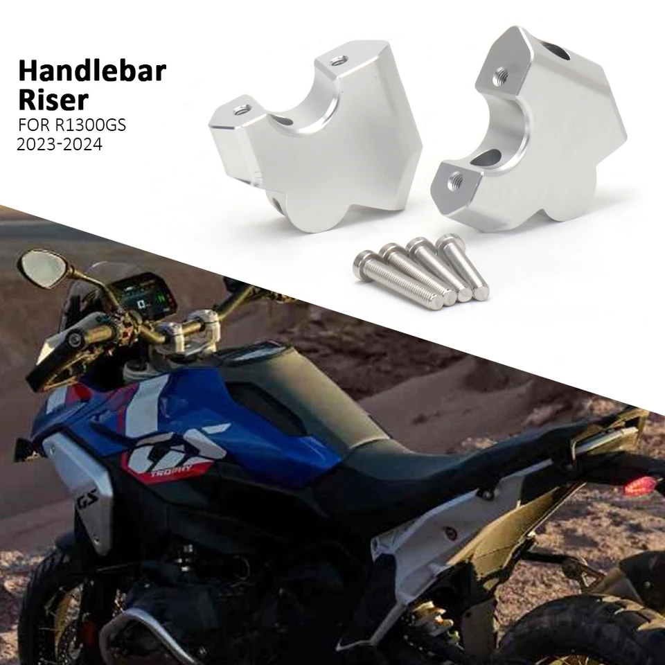 Pre BMW R1300GS R 1300 GS R1300 GS R1300GS Motocykel CNC CNC Riser výška adaptéry rukoväte zadného pohybu 2023 2024