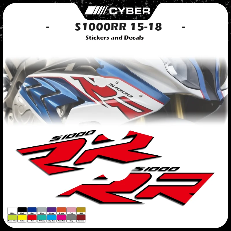 Pre BMW S1000RR HP4 S1000 RR 2015-2018 Nálepky na nálepku na motocykli shellové nálepky S1000RR Logo STRECERS 1516 17 18 19