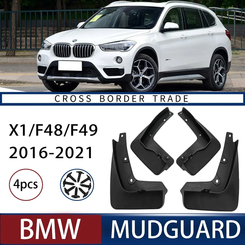 Pre BMW X1 2016-2021 Automobilové klapky Splash Guards Mudguards predný zadný štýl predného zadného vozidla