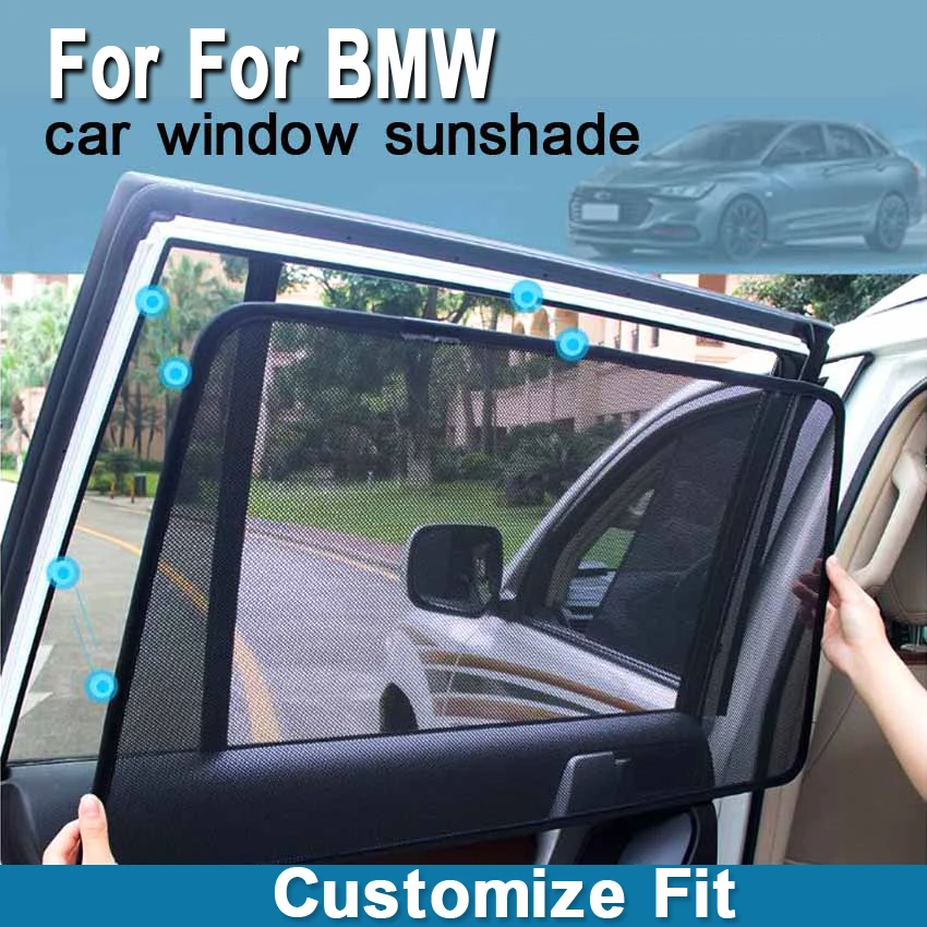 Pre BMW X1 E84 F49 X2-F39 X3 G01 F25 X4 F26 X5 F15 E70 G05 X6 F16 E71 Magnetické okno Slnko slnečné okno Slnečné odtiene krycia závesa automobilu