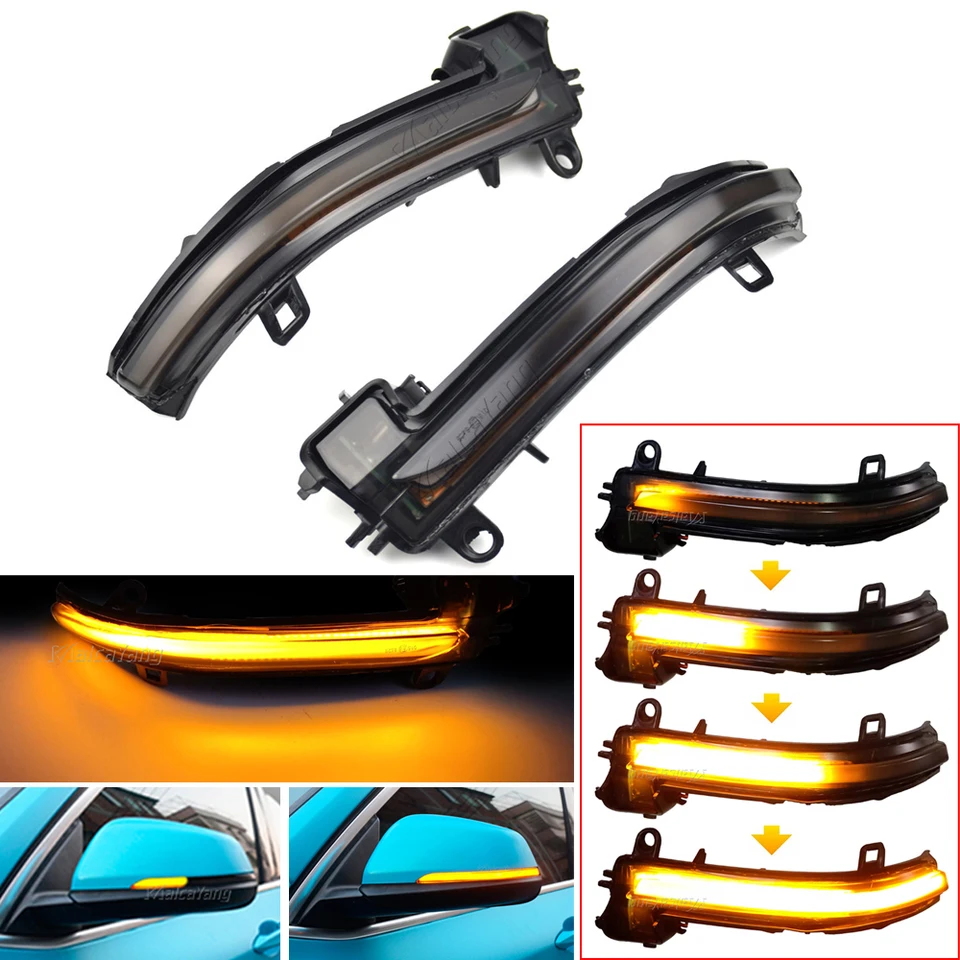 Pre BMW X1 F48 2016-2018 2 Series F45 F46 X2 F39 LED Dynamický otočný signál Blinker Sekvencium bočného zrkadla Light Light Light Light Light Light Light