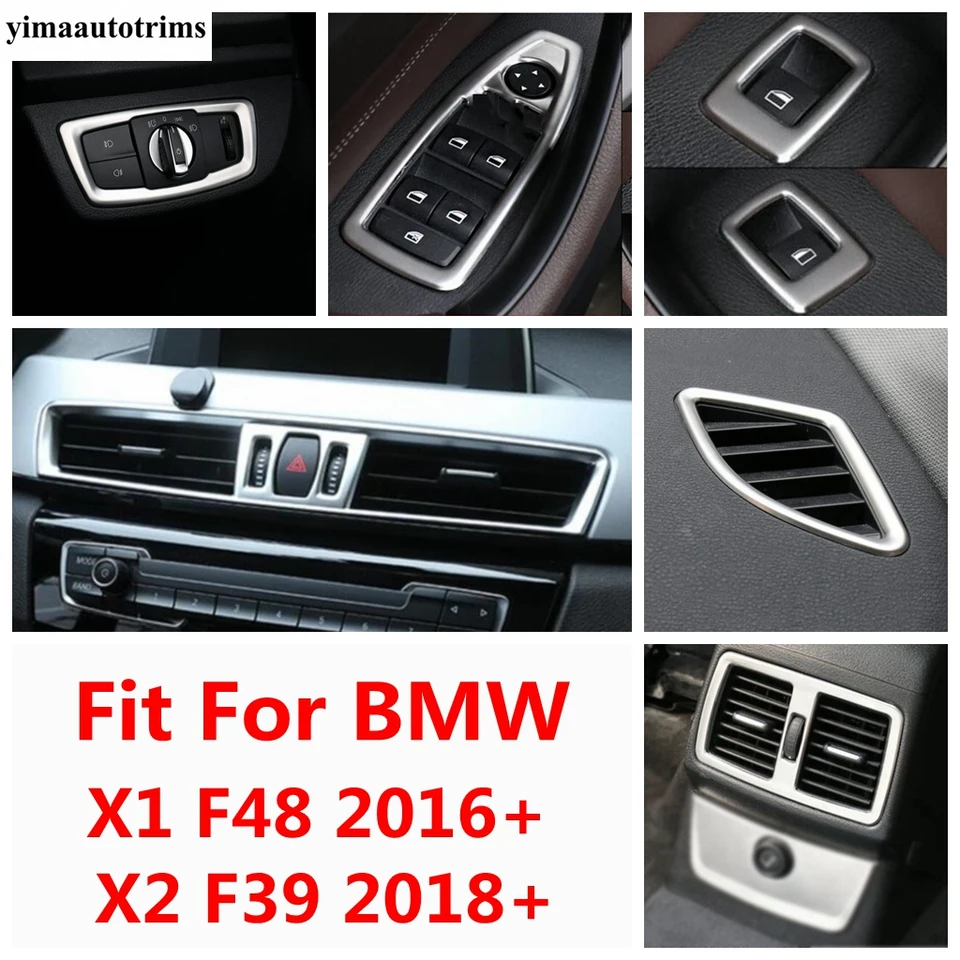Pre BMW X1 F48 2016-2021/X2 F39 2018-2021 Vzdušné tlačidlo Zadný vzduch Zadný vzduch Vzdávka Dashboard stroje na výstup