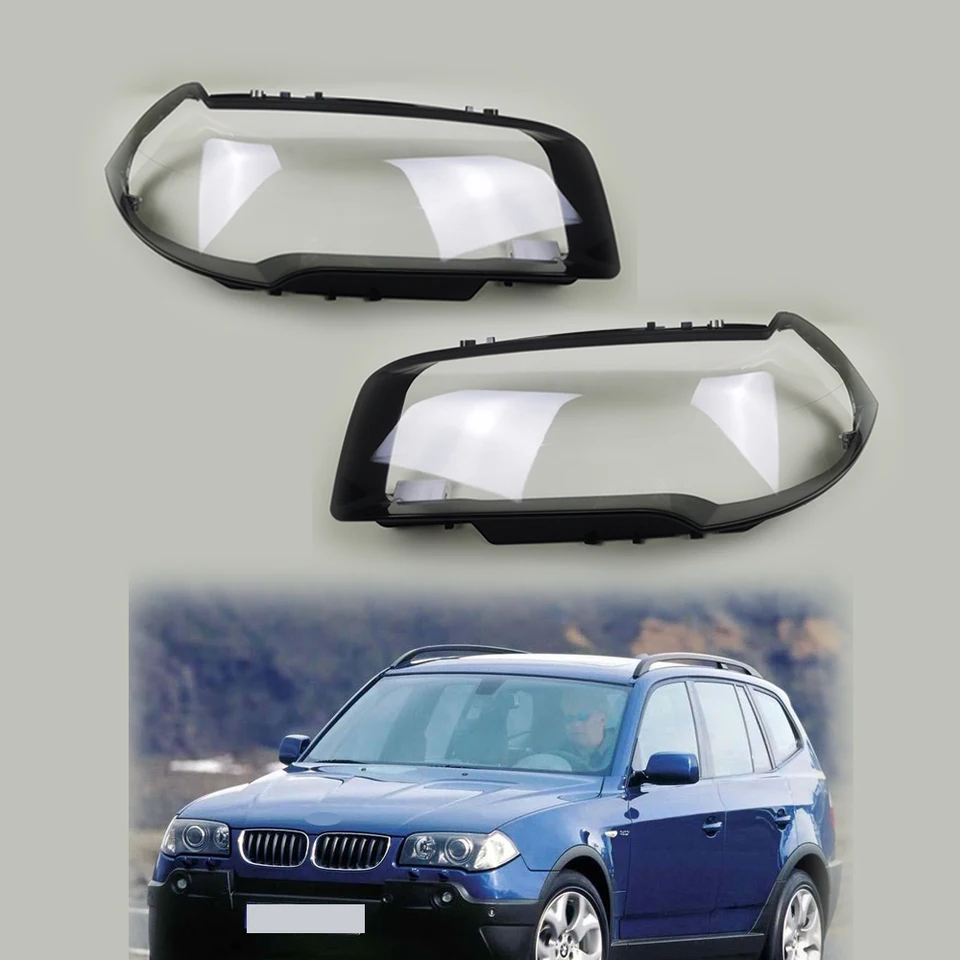 Pre BMW X3 E83 2003-2011 Svetlomety automobilov Cover Lens Lampshdade svetlometová lampa s priehľadnou škrupinou