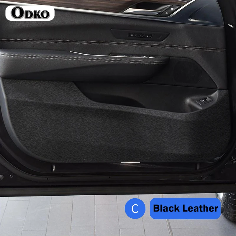 Pre BMW X3 X4 2010-2017 4ks automatické príslušenstvo automobilové príslušenstvo Dverné chrániče Dvere Pad Anti-Kick Mats Cover Pu Sticker