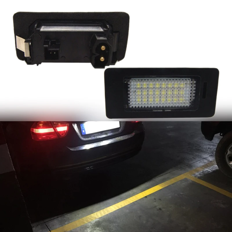 Pre BMW X5 E70 E82 E88 E90 E91 E92 E93 E39 E60 E61 E61 Auto LED číslo LIVE SVETLO SVETLO SVETLO ZADARMO 12V 6000K Biela